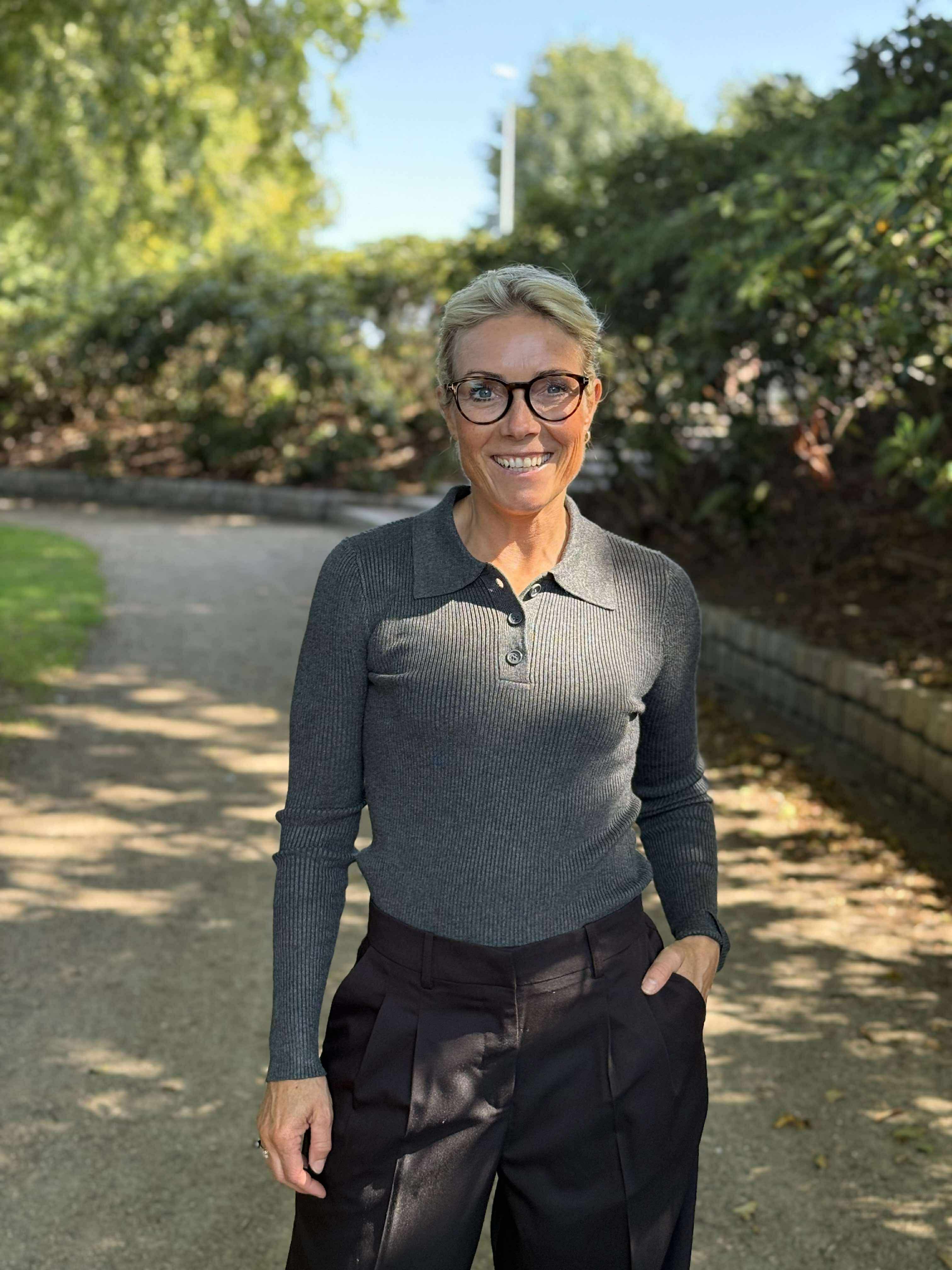 VMSILJERIB Pullover - Dark Grey Melange